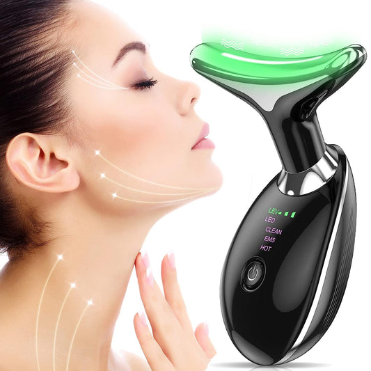 Masajeador Facial LED con Vibración - Rejuvenated Skin